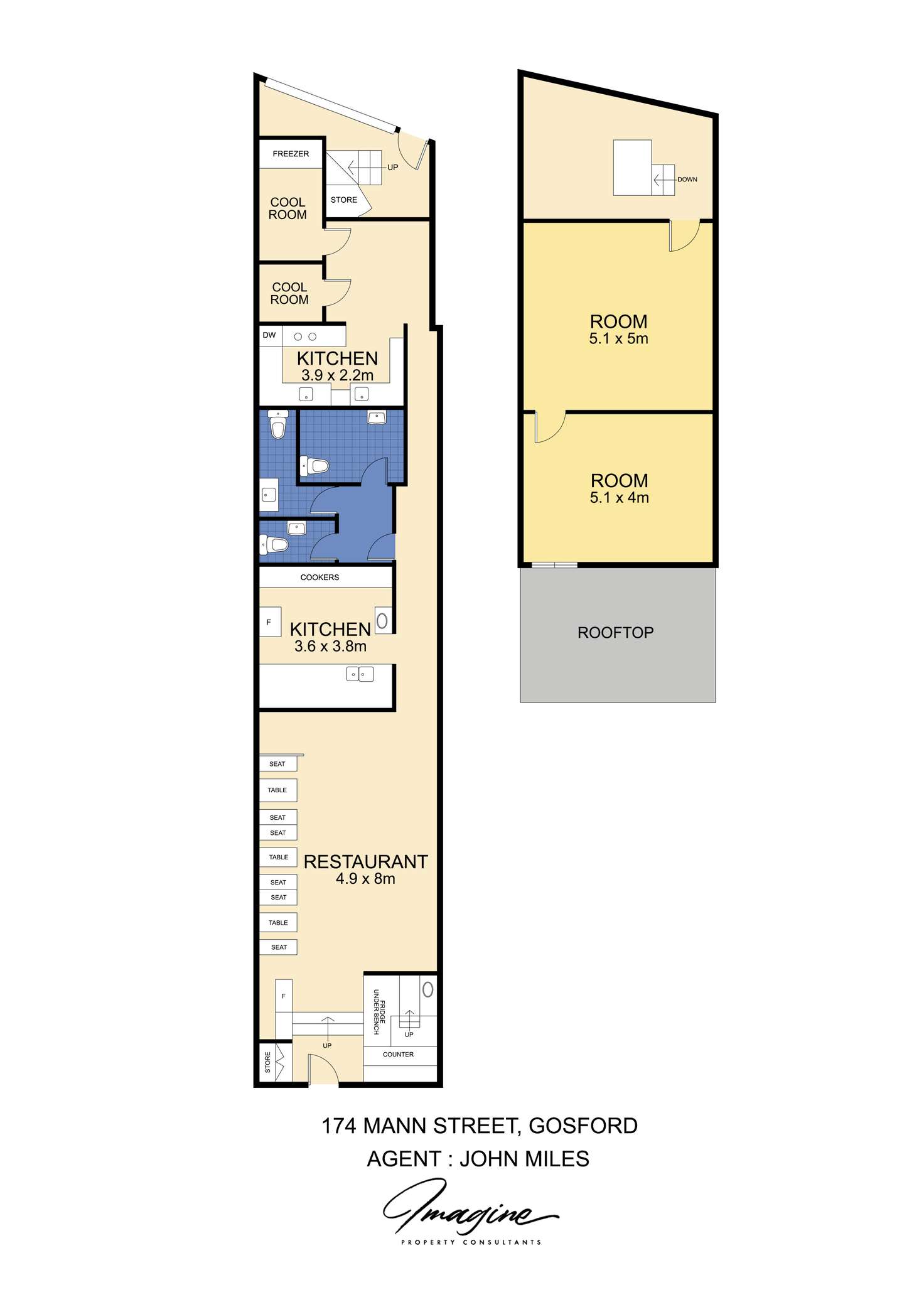 Floorplan of Homely apartment listing, 174 MANN STREET, Gosford NSW 2250