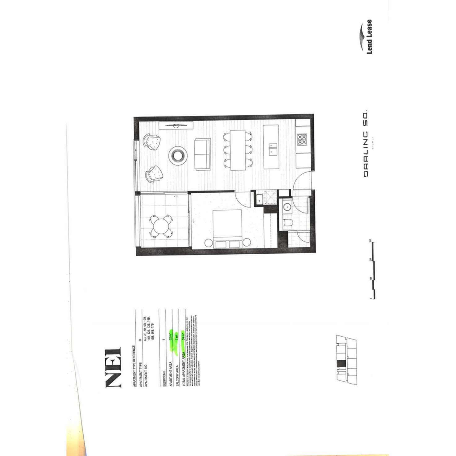 Floorplan of Homely apartment listing, Level 10/83 Harbour Street, Haymarket NSW 2000