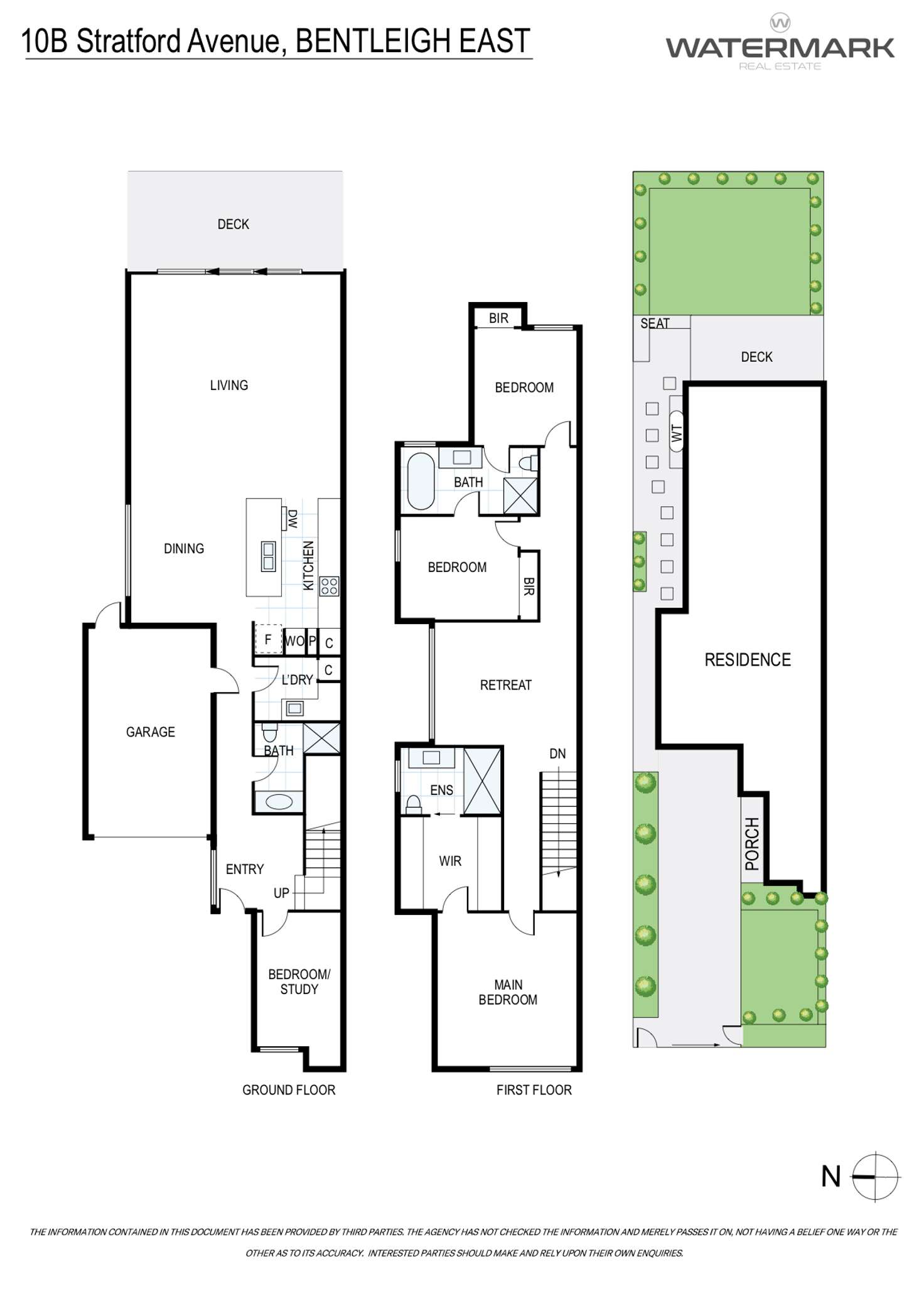 Floorplan of Homely townhouse listing, 10B Stratford Avenue, Bentleigh East VIC 3165