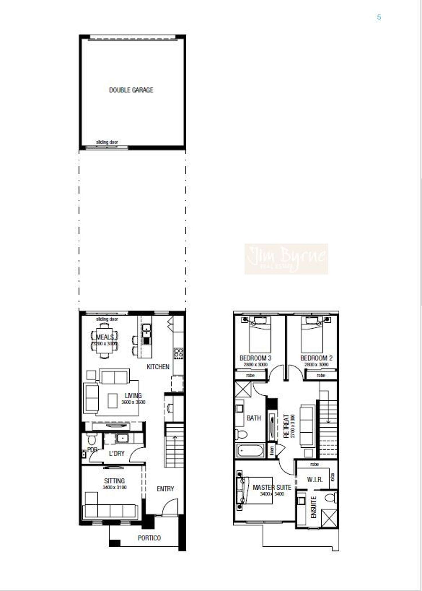 Floorplan of Homely townhouse listing, 5 Saltbreeze Circuit, Clyde VIC 3978