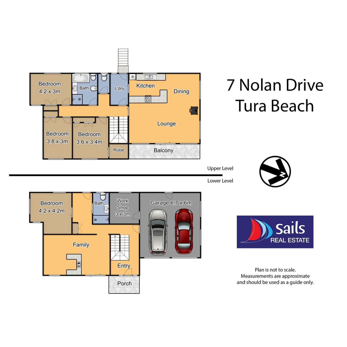 Floorplan of Homely house listing, 7 Nolan Drive, Tura Beach NSW 2548