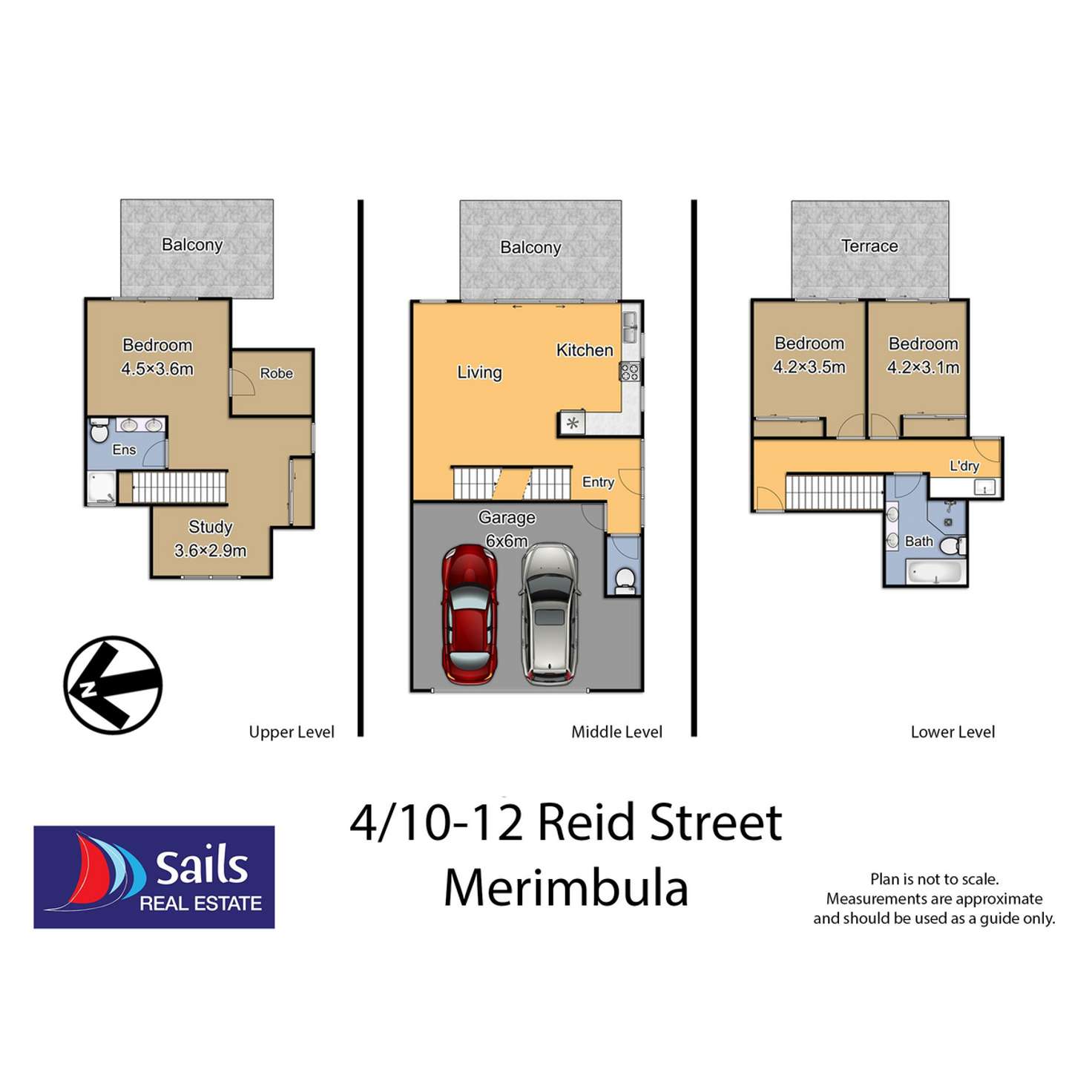 Floorplan of Homely apartment listing, 4/10-12 Reid Street, Merimbula NSW 2548