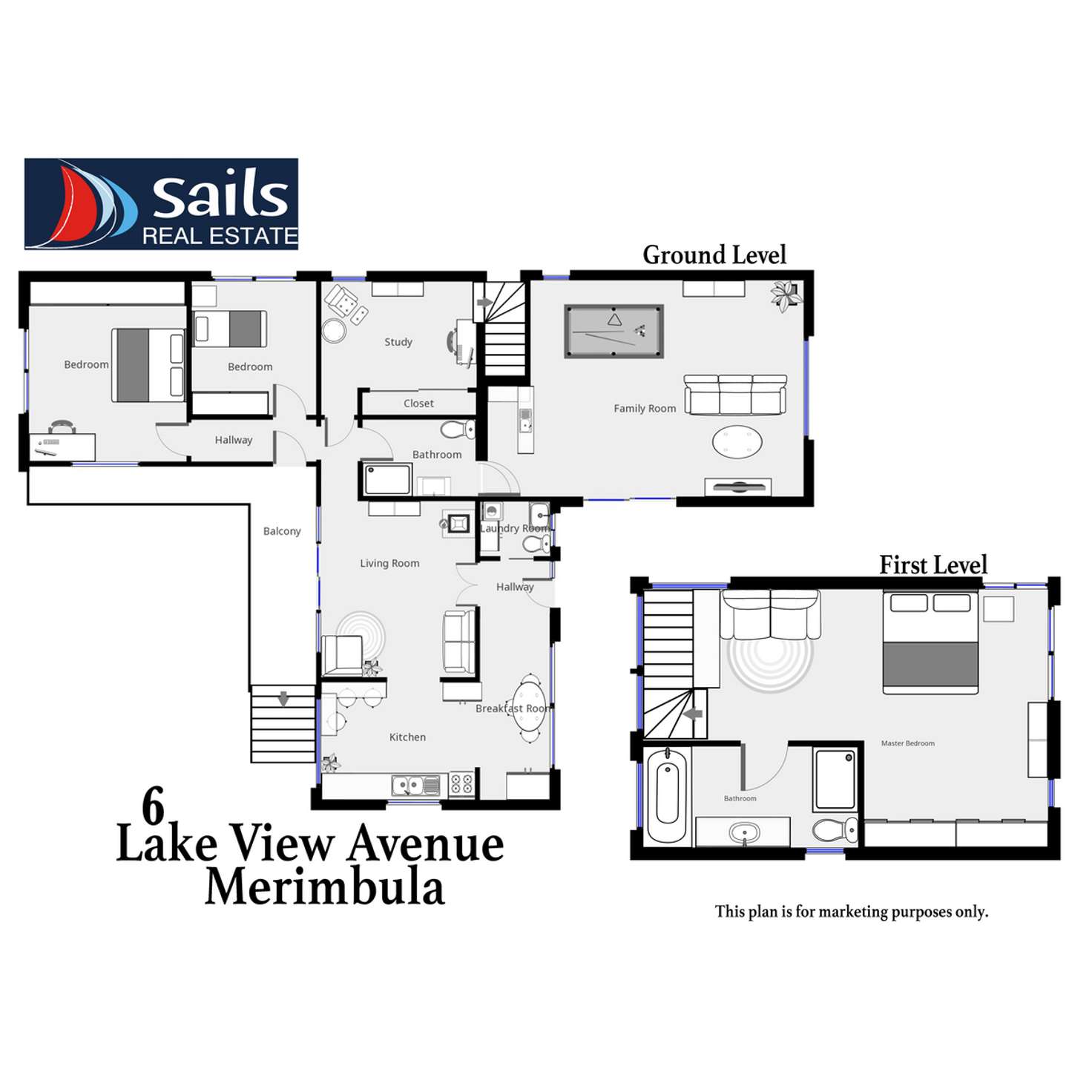Floorplan of Homely house listing, 6 Lakeview Avenue, Merimbula NSW 2548