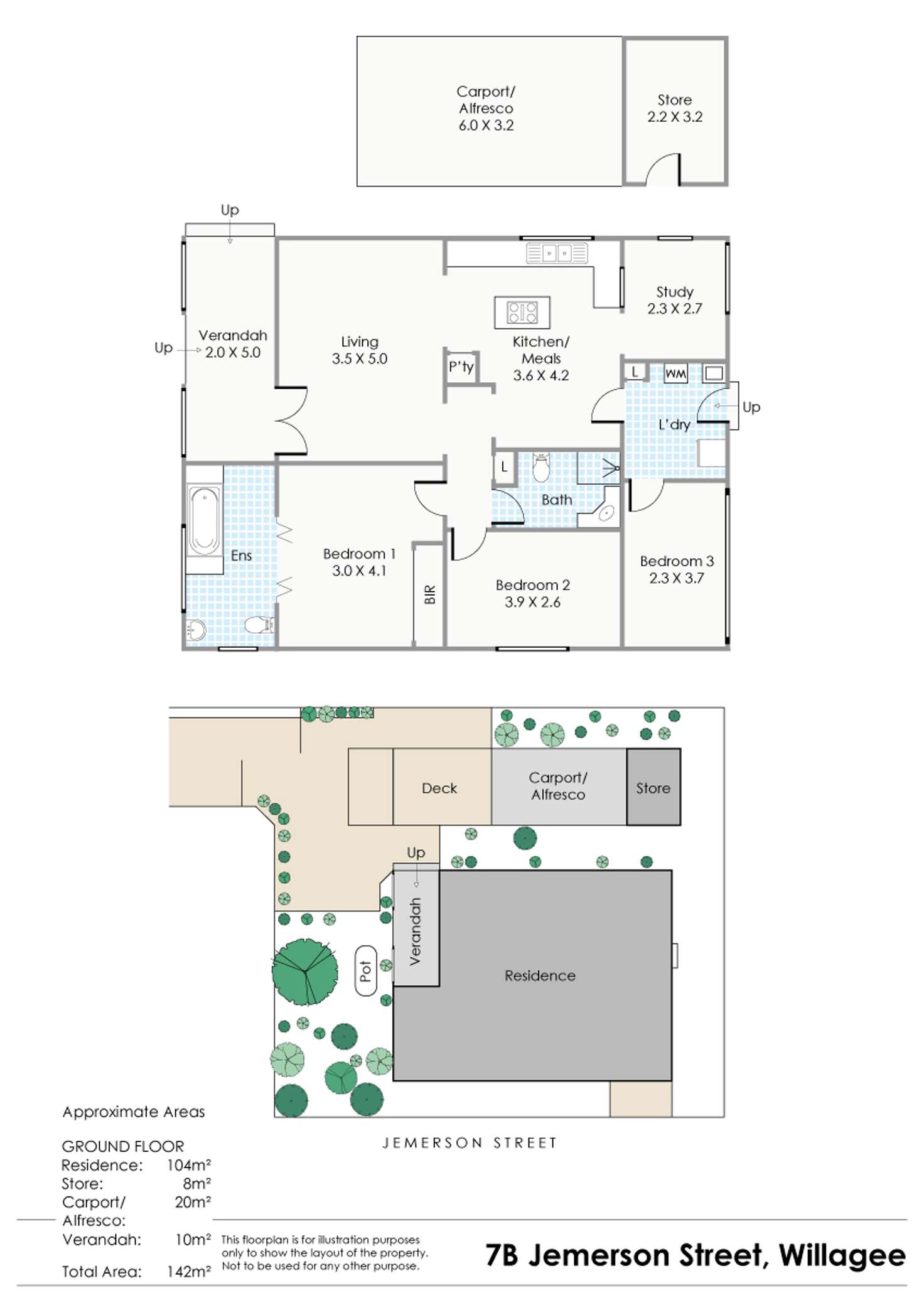 Floorplan of Homely house listing, 7B Jemerson Street, Willagee WA 6156