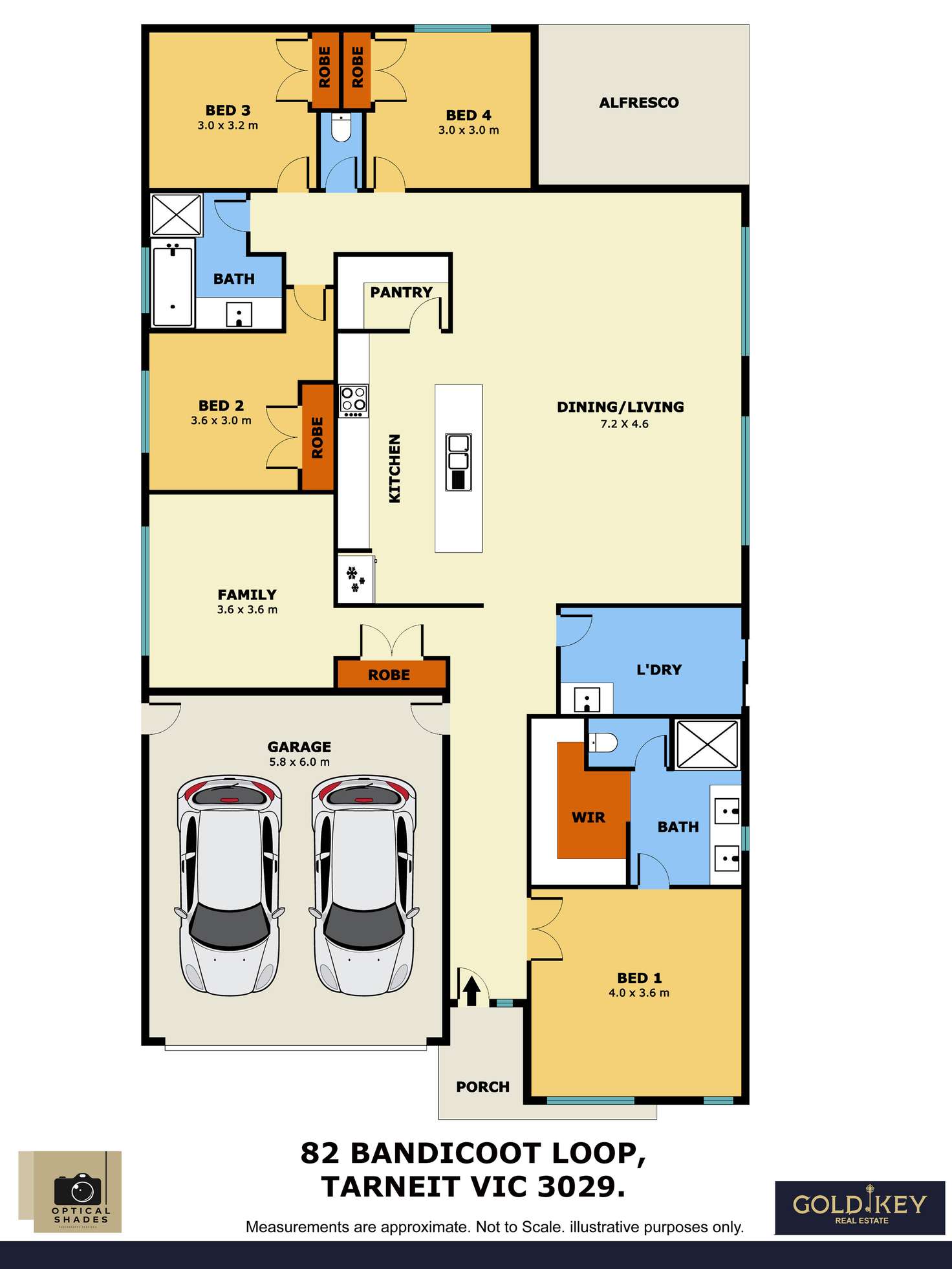Floorplan of Homely house listing, 82 Bandicoot Loop, Tarneit VIC 3029