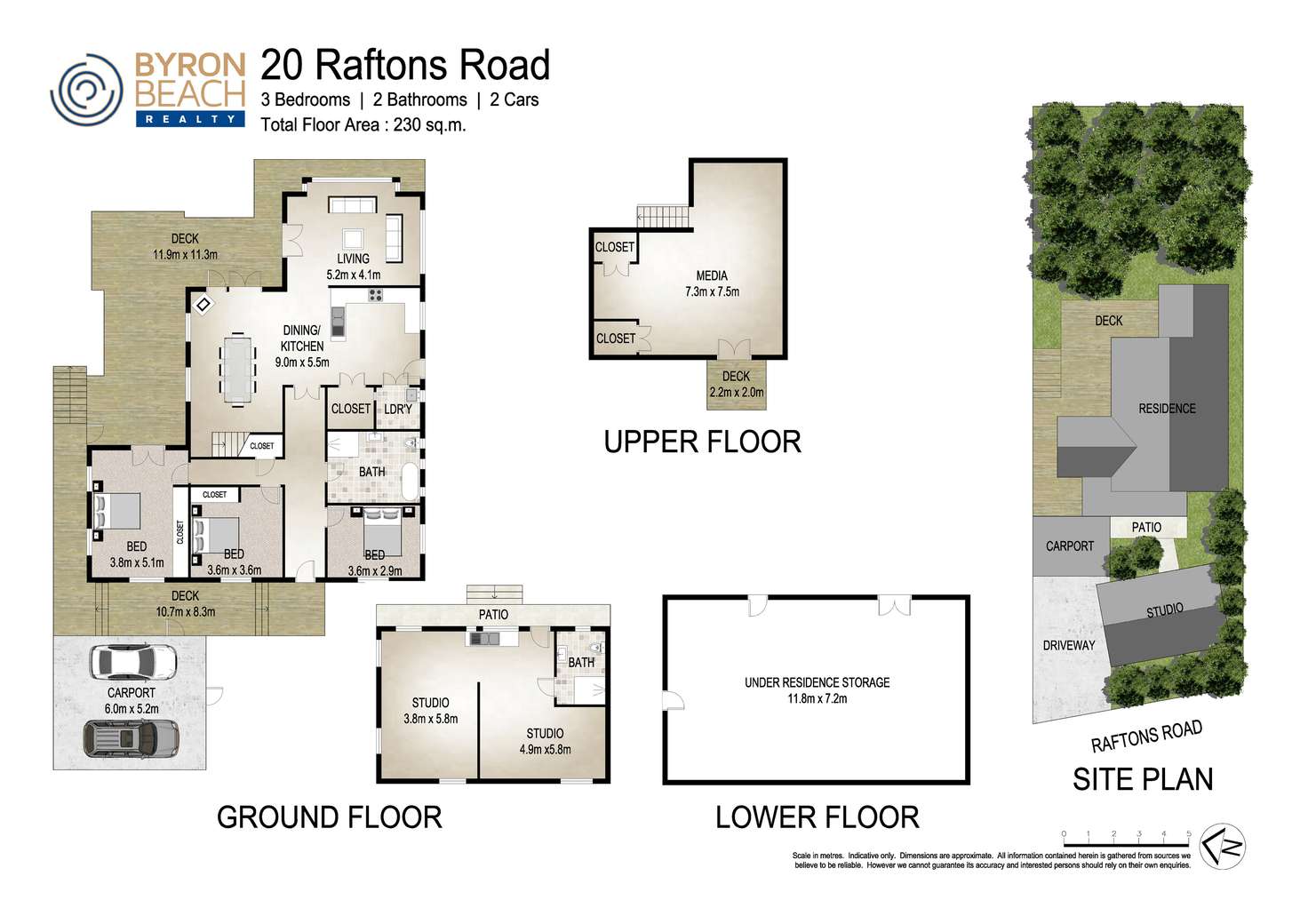 Floorplan of Homely house listing, 20 Raftons Road, Bangalow NSW 2479