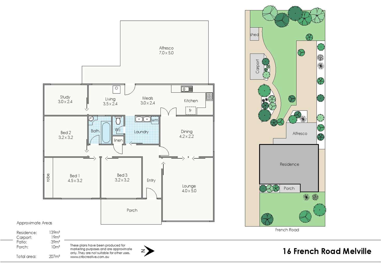 Floorplan of Homely house listing, 16 French Road, Melville WA 6156