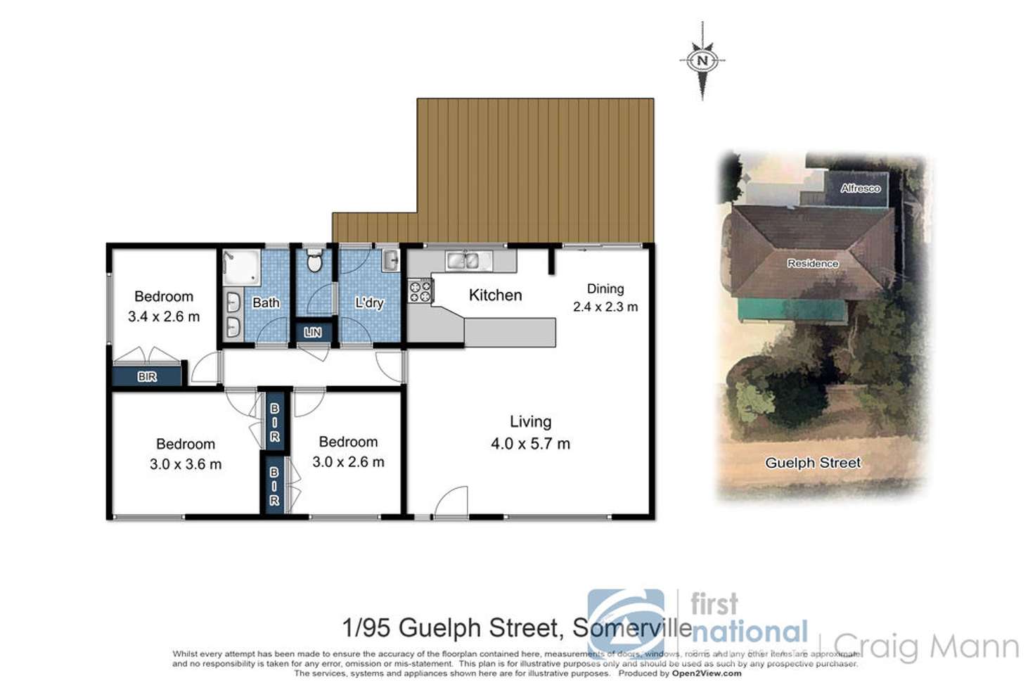 Floorplan of Homely house listing, 1/95 Guelph Street, Somerville VIC 3912