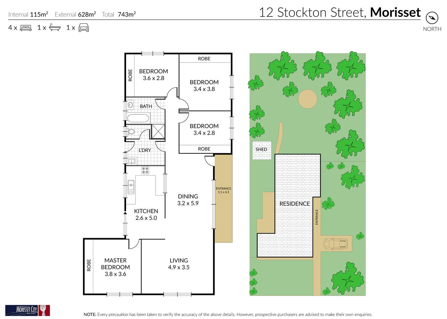 Floorplan of Homely house listing, 12 Stockton Street, Morisset NSW 2264