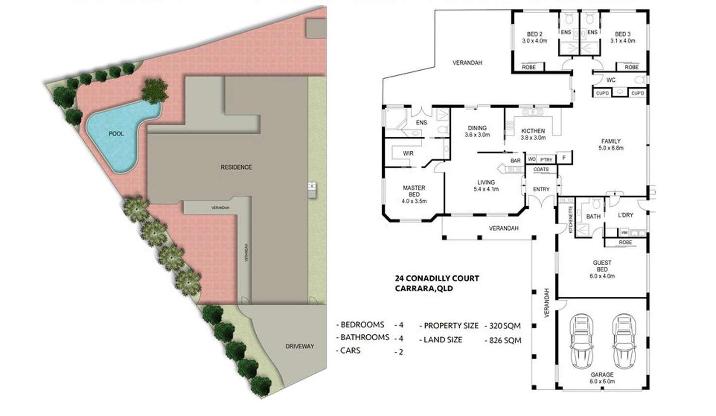 Floorplan of Homely house listing, 24 Conadilly Court, Carrara QLD 4211