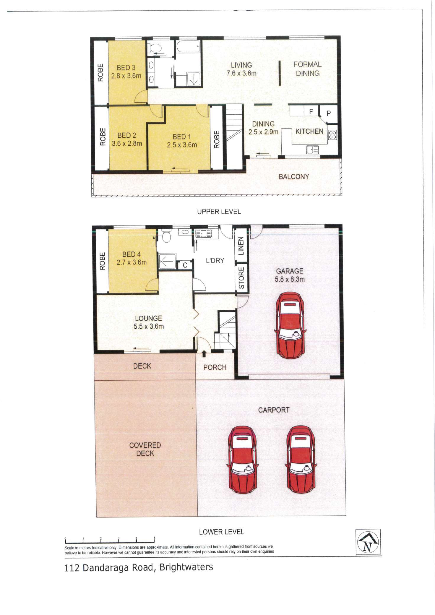 Floorplan of Homely house listing, 112 Dandaraga Road, Brightwaters NSW 2264