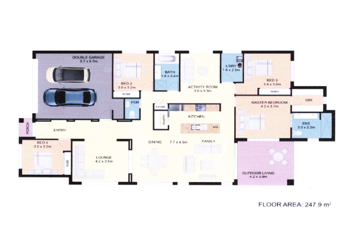 Floorplan of Homely house listing, 29 Sunset Drive, Beaudesert QLD 4285