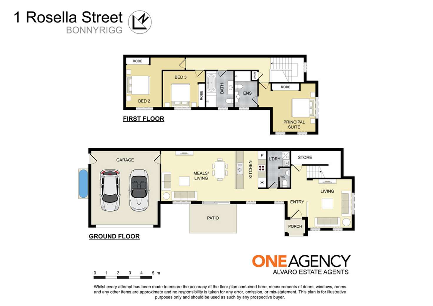 Floorplan of Homely house listing, 1 Rosella Street, Bonnyrigg NSW 2177