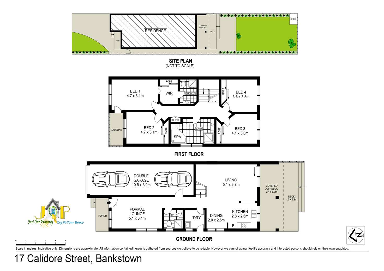 Floorplan of Homely semiDetached listing, 17 Calidore Street, Bankstown NSW 2200