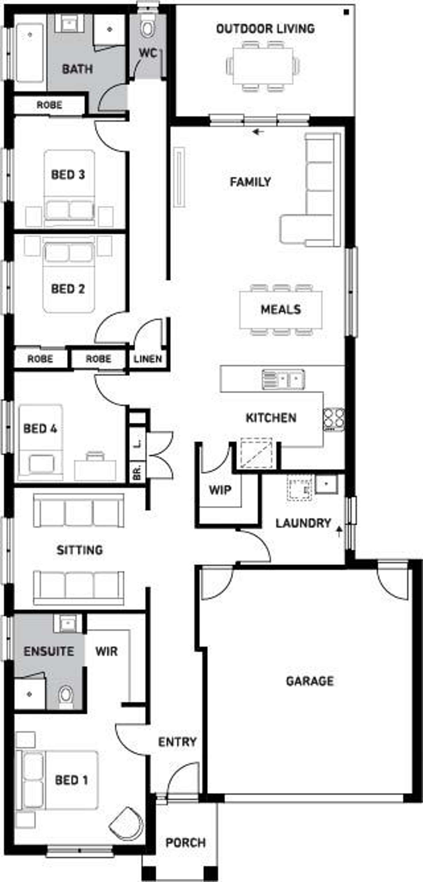 Floorplan of Homely house listing, Lot 27 Leafy Estate, Doreen VIC 3754