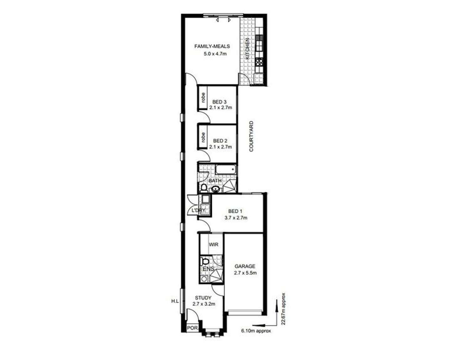 Floorplan of Homely house listing, 158 Petherton Road, Andrews Farm SA 5114