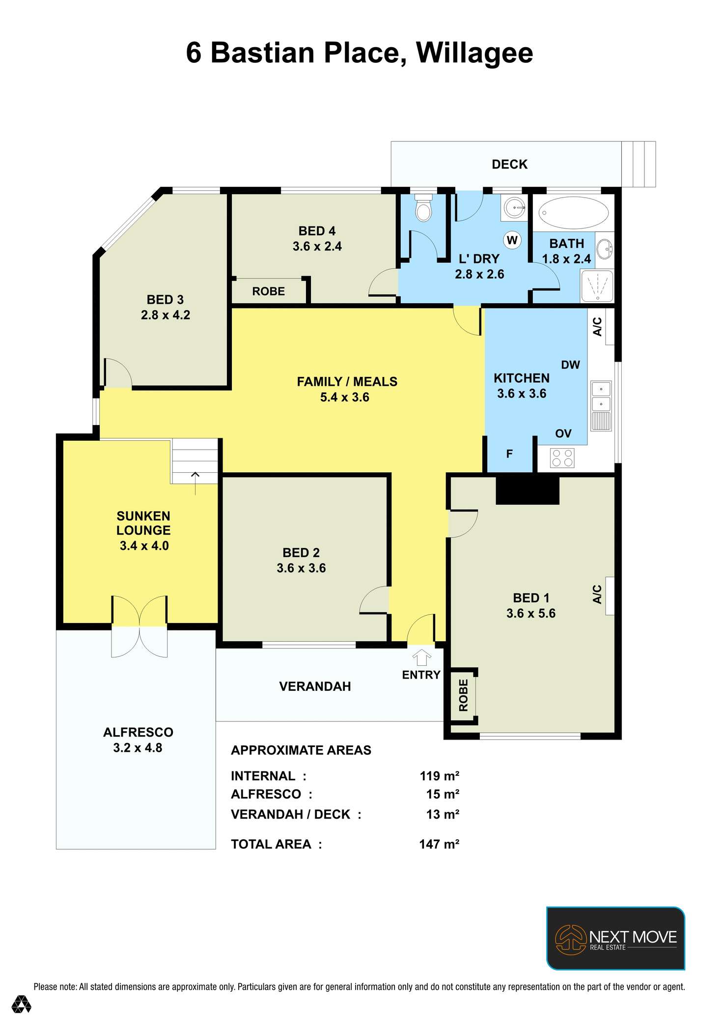 Floorplan of Homely house listing, 6 Bastian Place, Willagee WA 6156