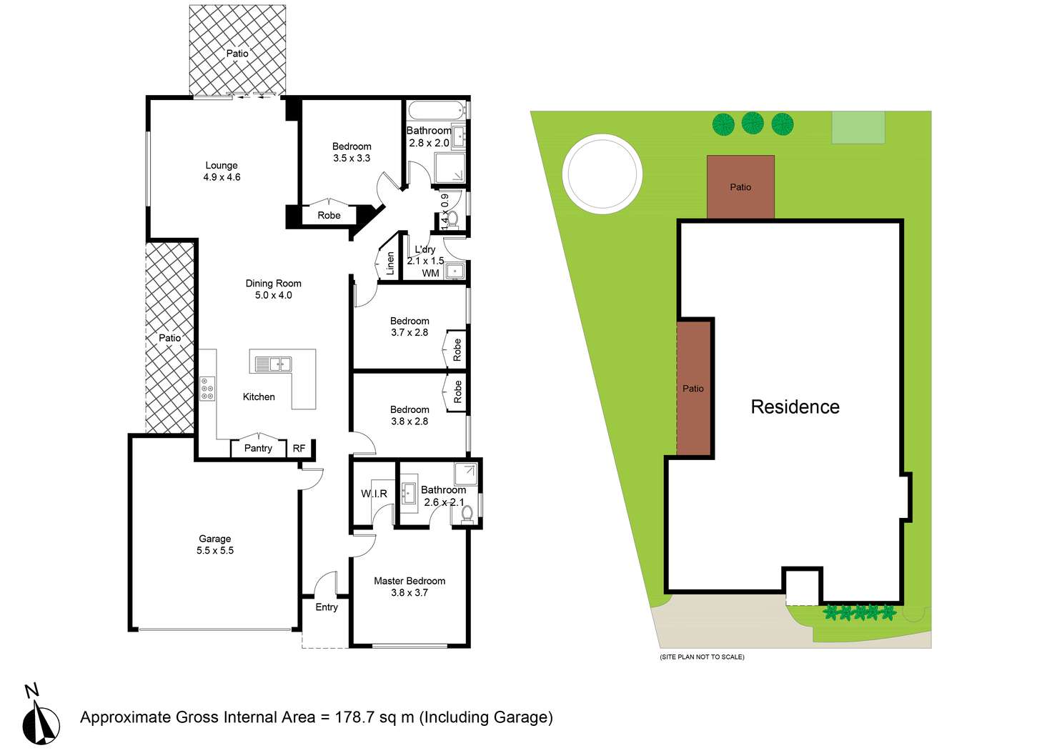 Floorplan of Homely unit listing, 4/7 Fonda Avenue, Rutherford NSW 2320