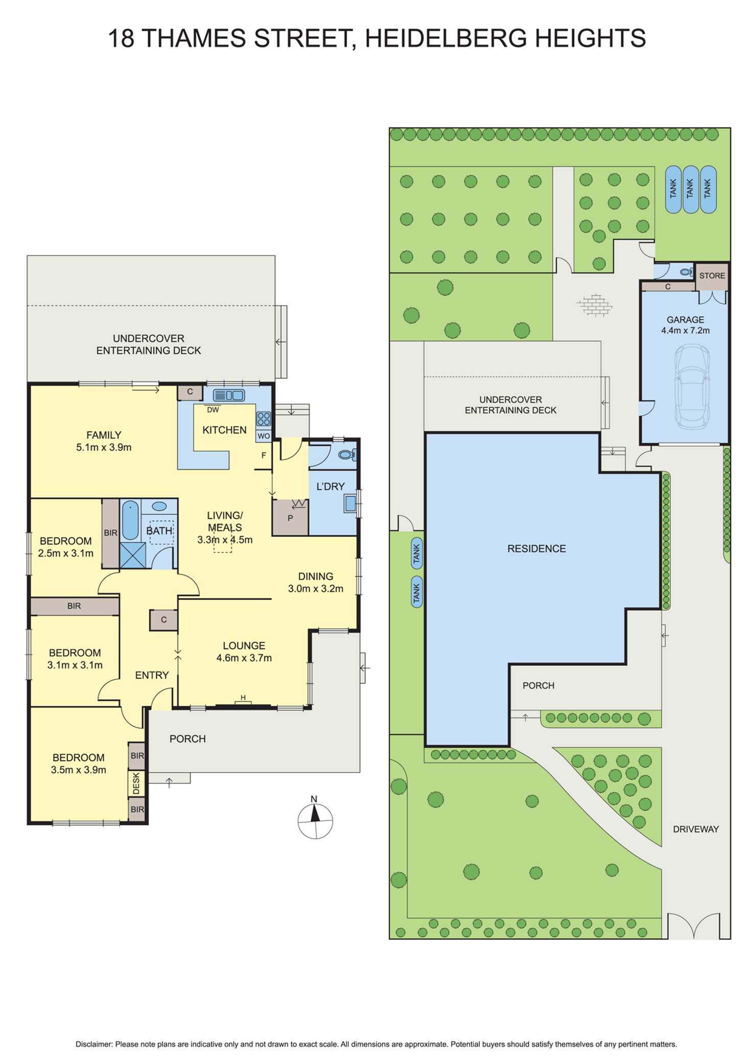 Floorplan of Homely house listing, 18 Thames Street, Heidelberg Heights VIC 3081