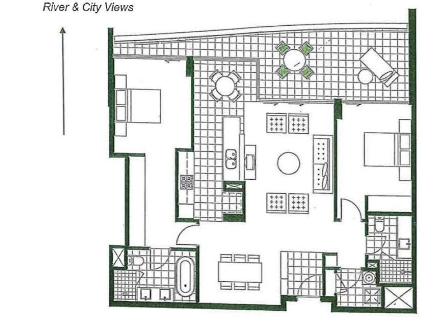 Floorplan of Homely apartment listing, 1201/30 The Circus, Burswood WA 6100