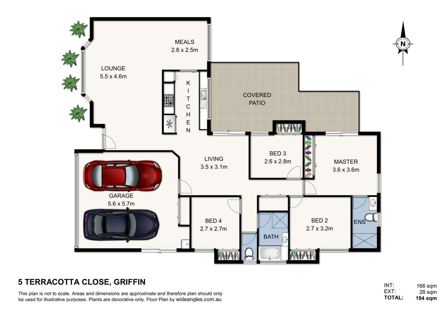 Floorplan of Homely house listing, 5 Terracotta Close, Griffin QLD 4503