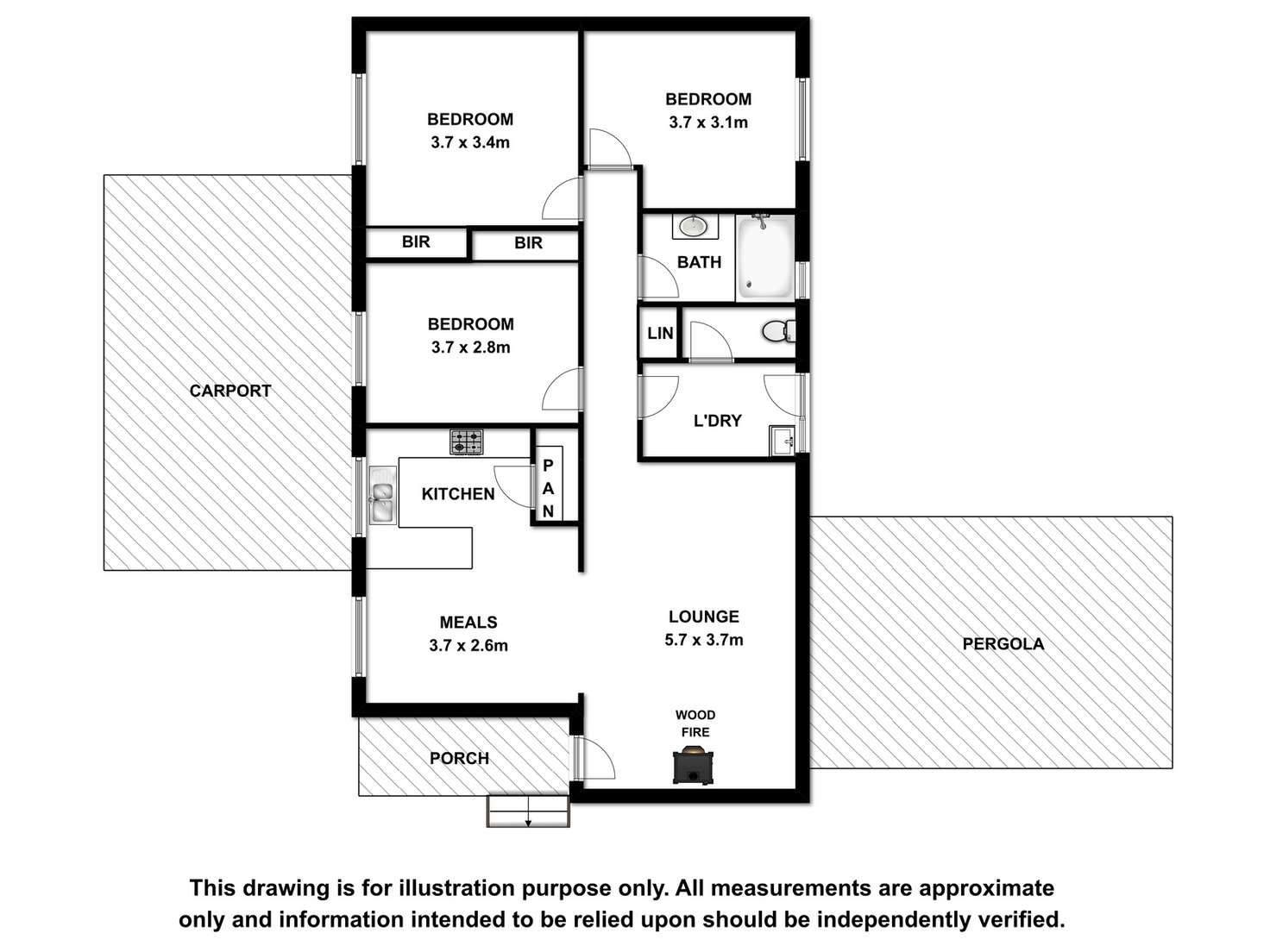 Floorplan of Homely house listing, 2 Battye Street, Millicent SA 5280