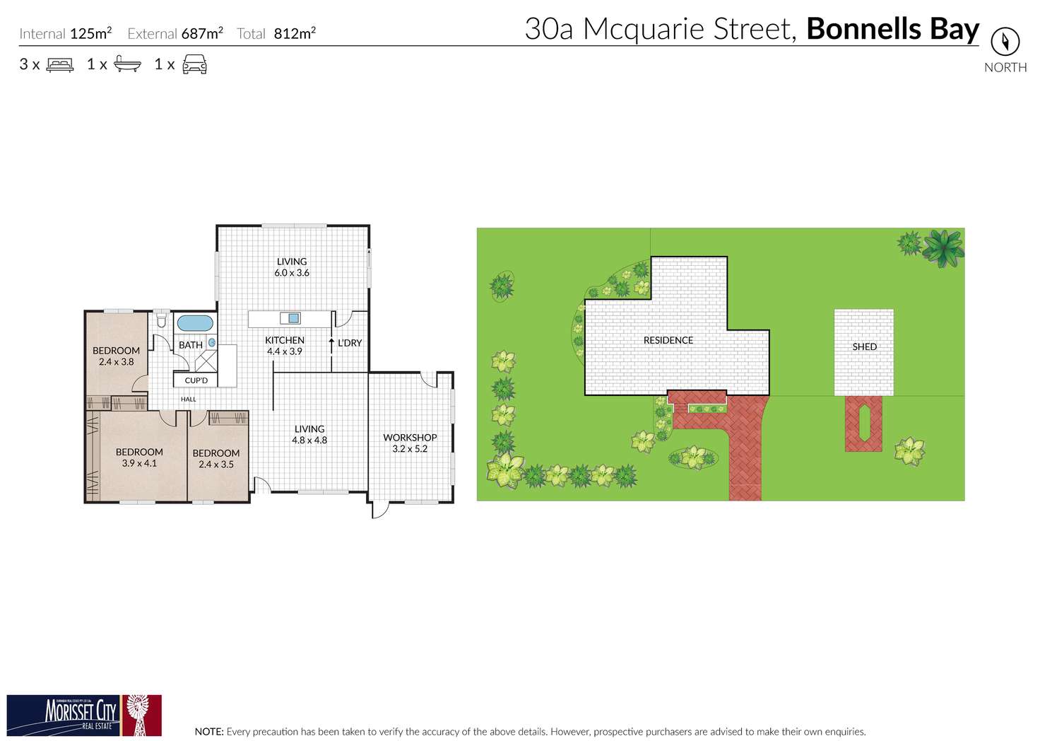 Floorplan of Homely house listing, 30A Macquarie Street, Bonnells Bay NSW 2264