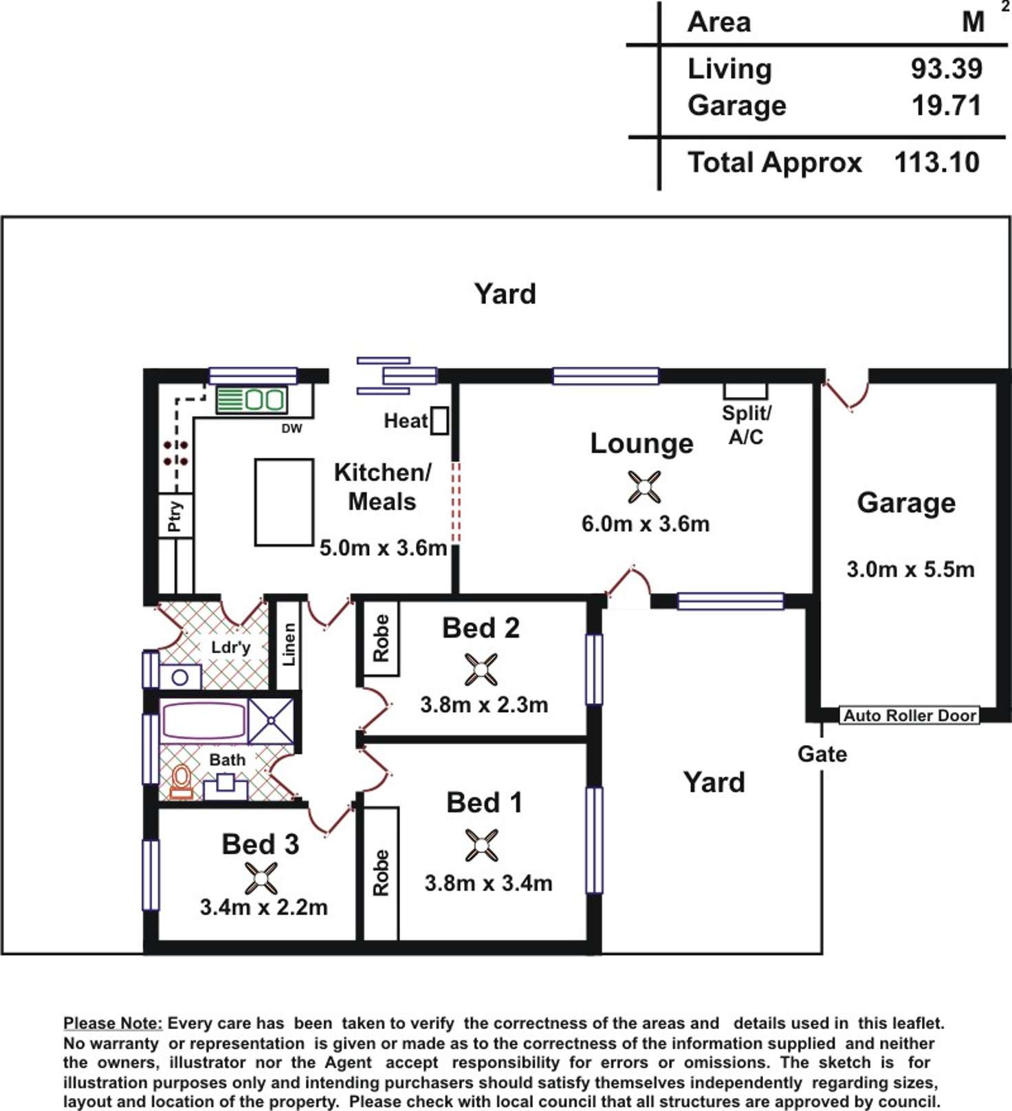 Floorplan of Homely unit listing, 3/25 - 27 Aldridge Terrace, Marleston SA 5033