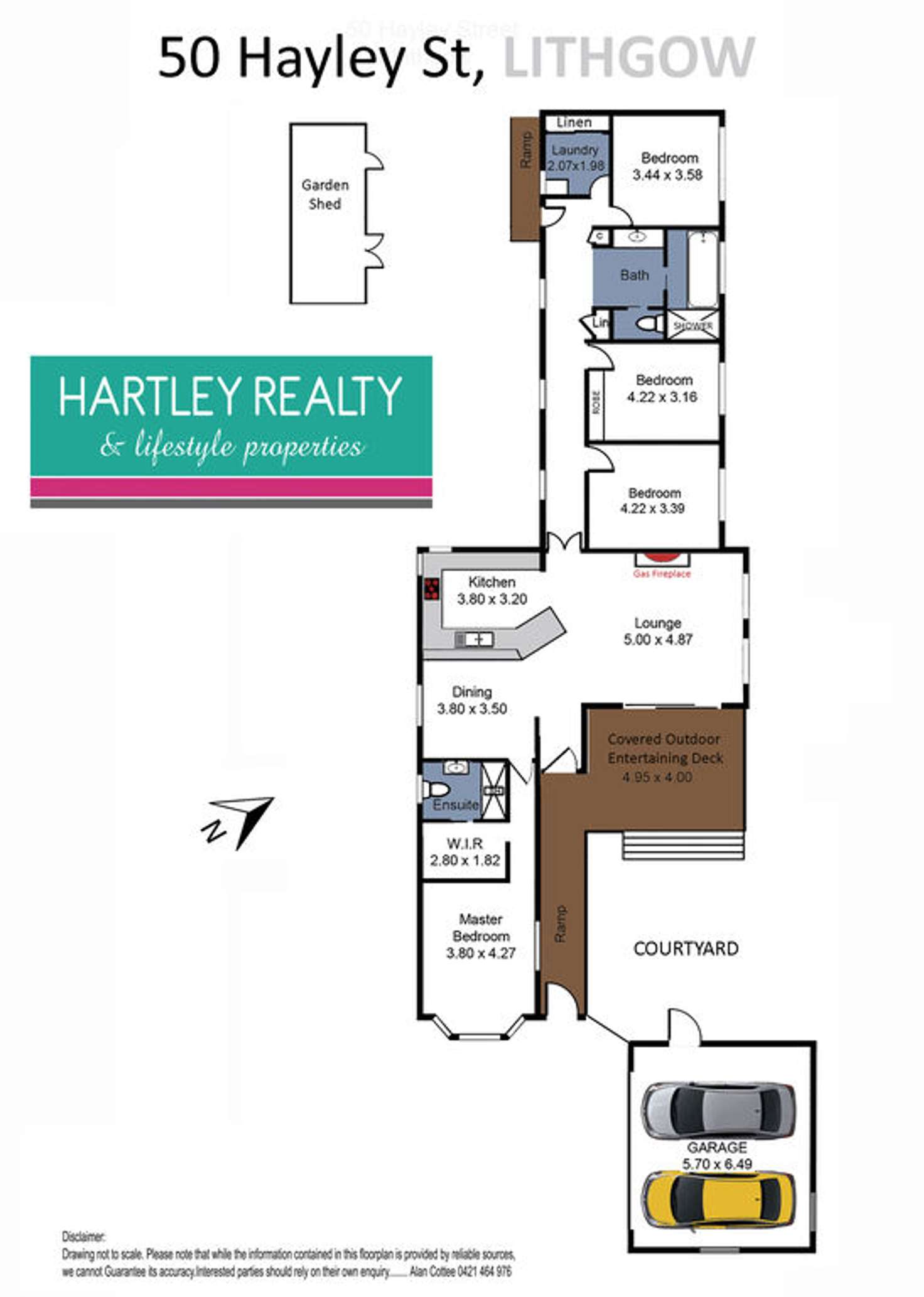 Floorplan of Homely house listing, 50 HAYLEY STREET, Lithgow NSW 2790