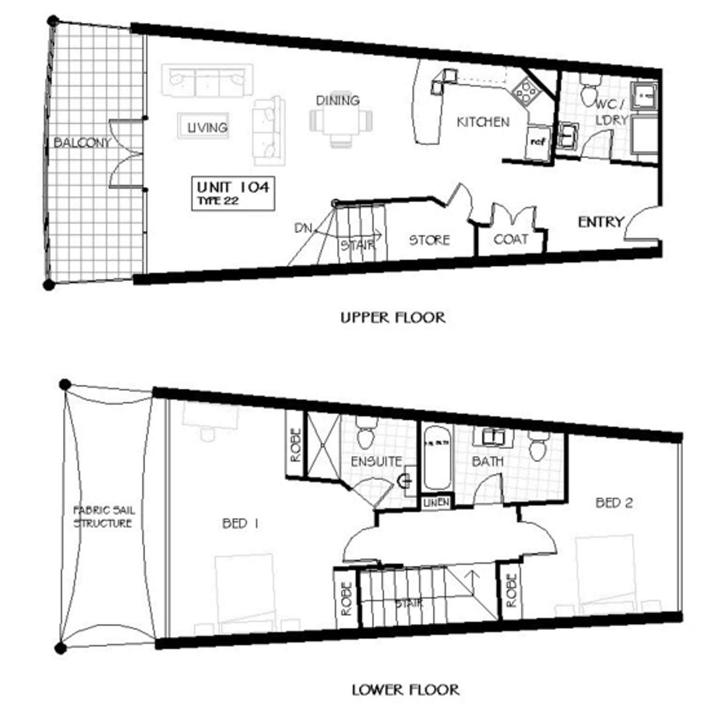 Floorplan of Homely apartment listing, 104/66 Allara Street, City ACT 2601