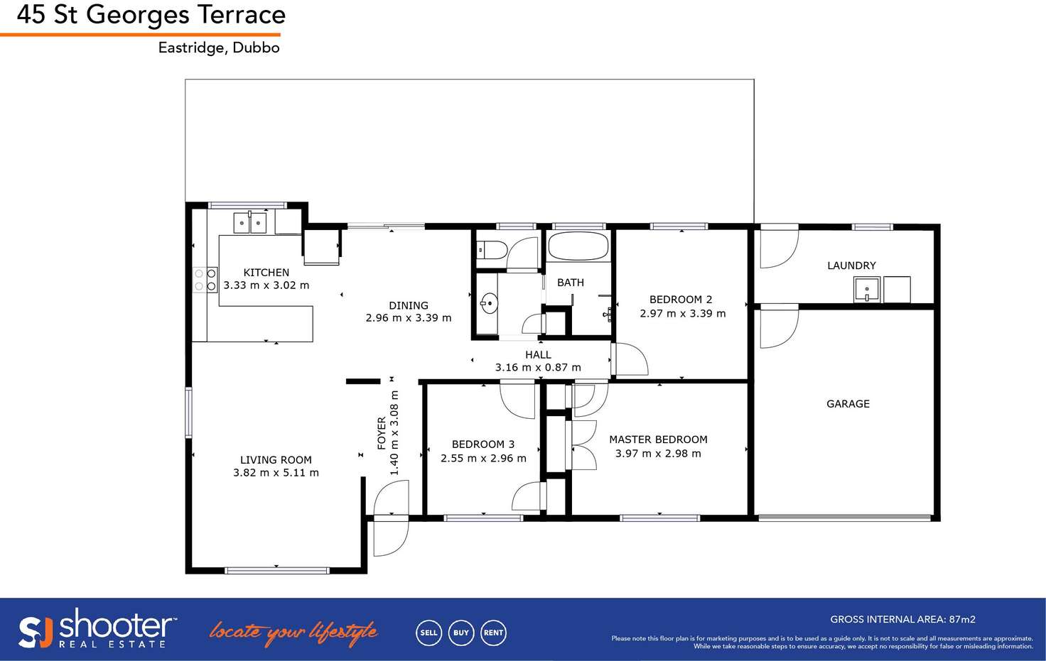 Floorplan of Homely house listing, 45 St Georges Terrace, Dubbo NSW 2830