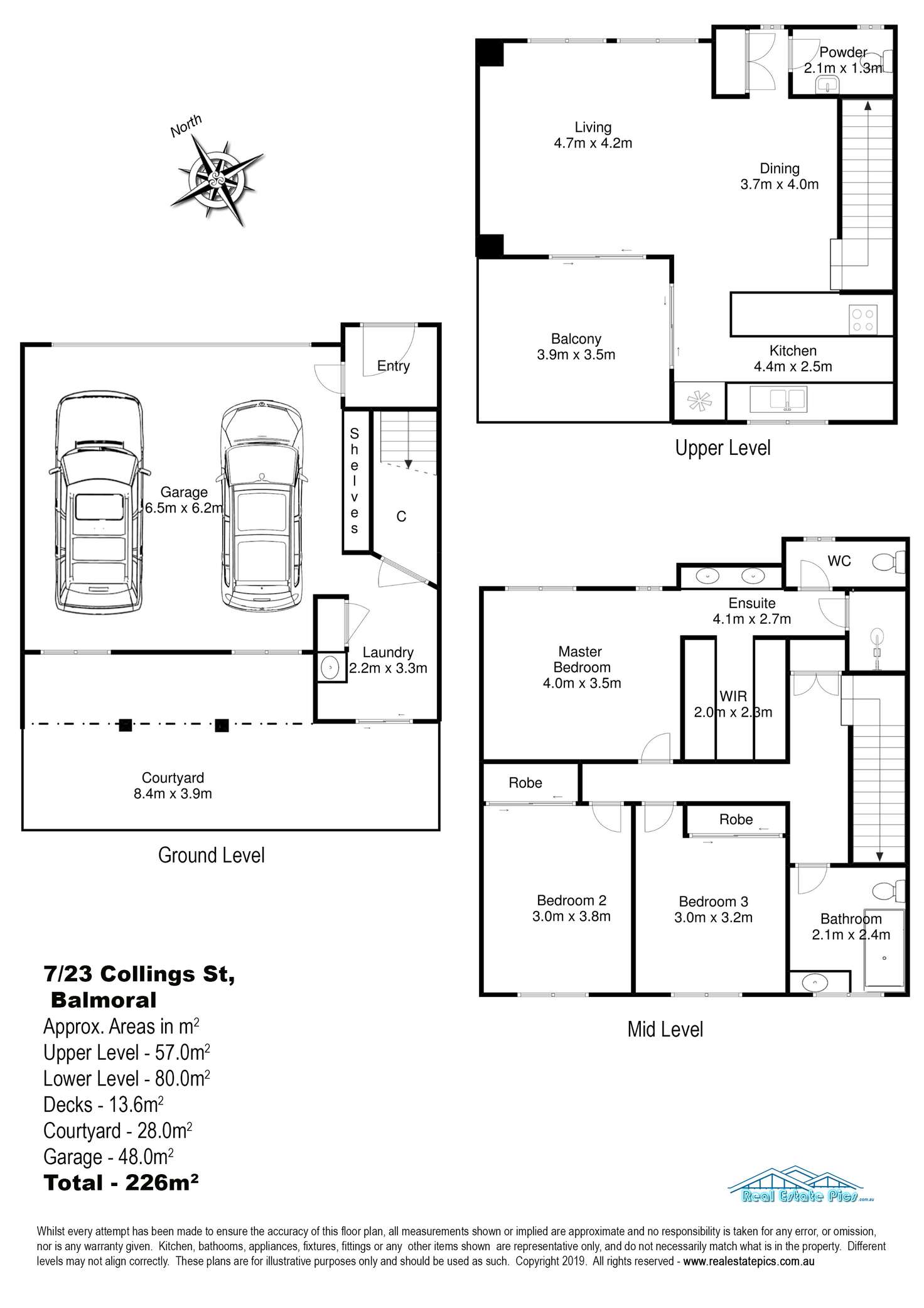 Floorplan of Homely townhouse listing, 7/23 Collings Street, Balmoral QLD 4171