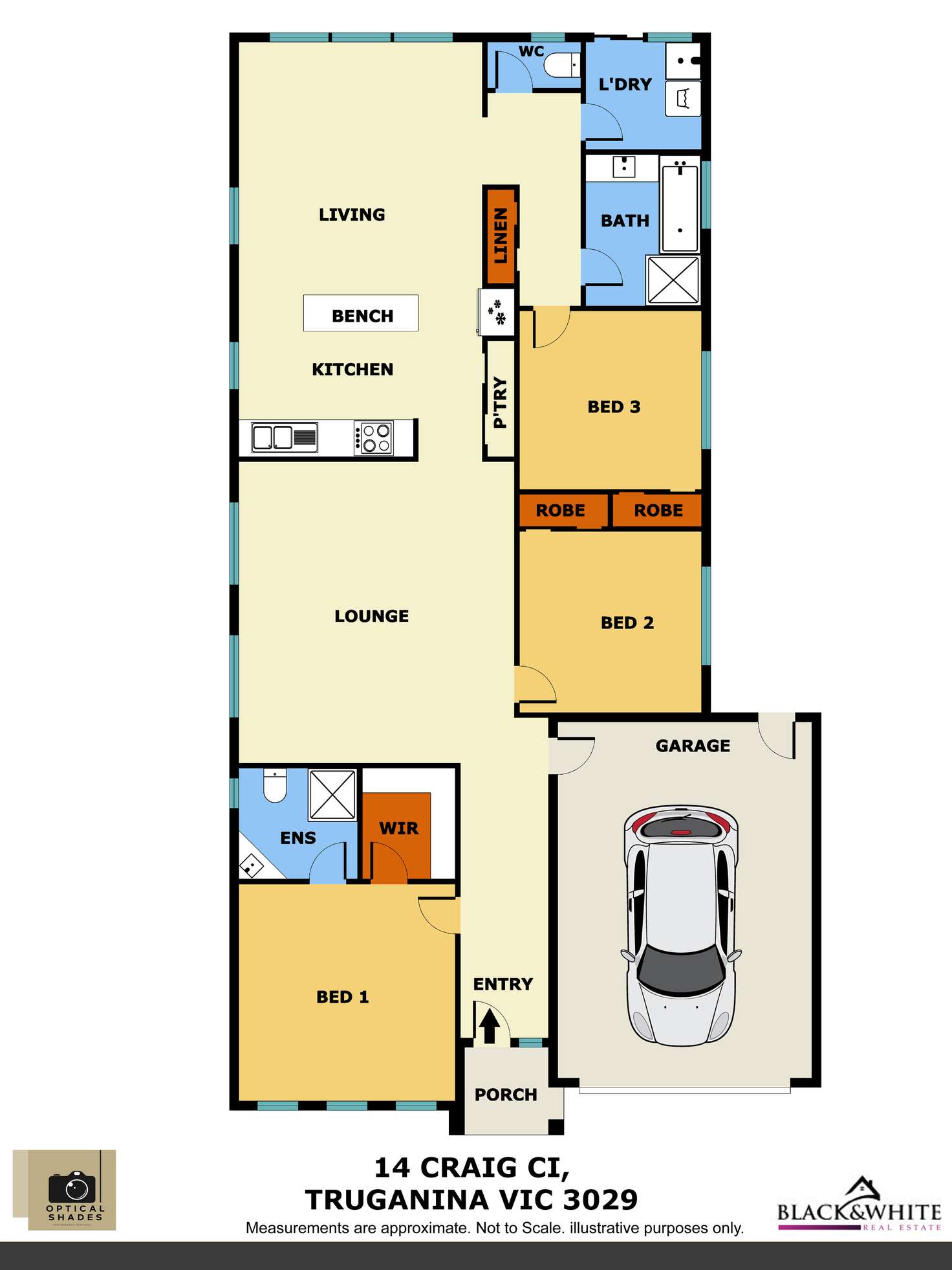 Floorplan of Homely house listing, 14 Craig Close, Truganina VIC 3029