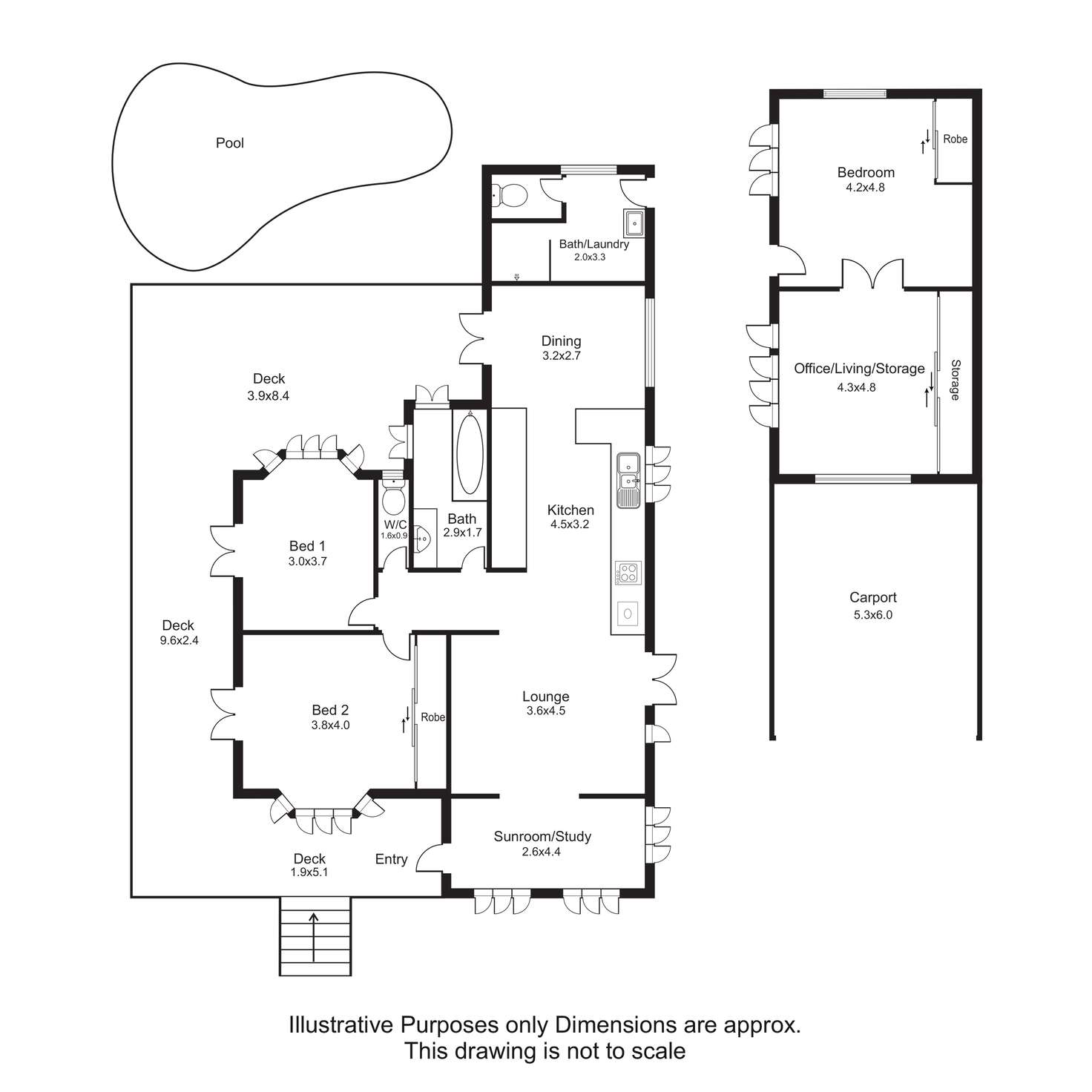 Floorplan of Homely house listing, 9 Keirle Avenue, Whitfield QLD 4870