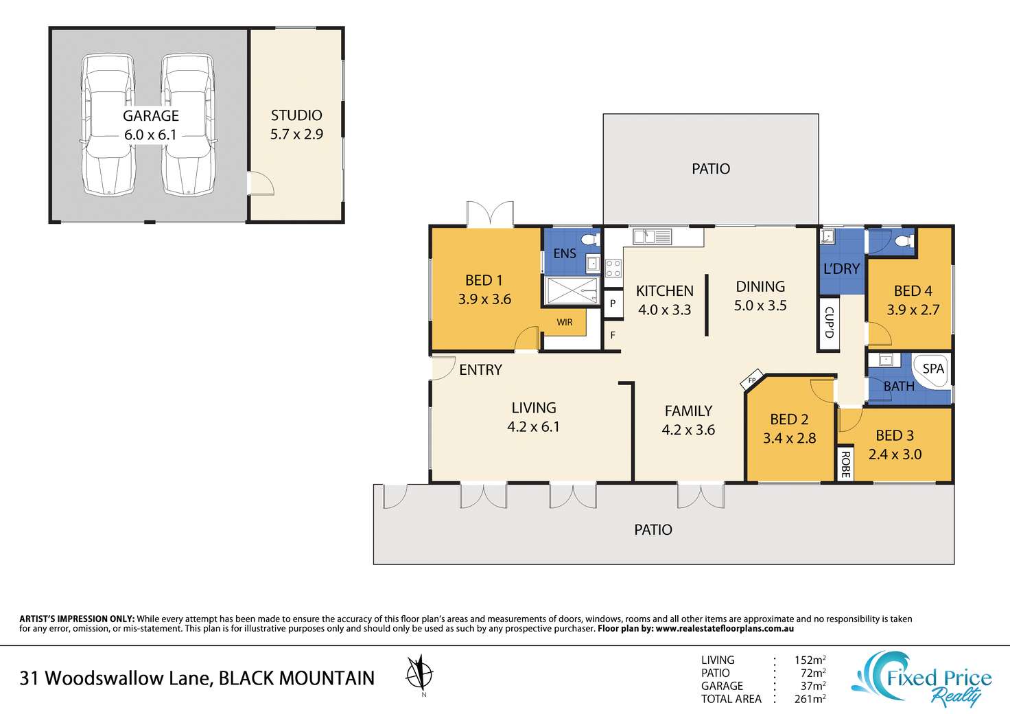 Floorplan of Homely house listing, 31 Woodswallow Lane, Black Mountain QLD 4563