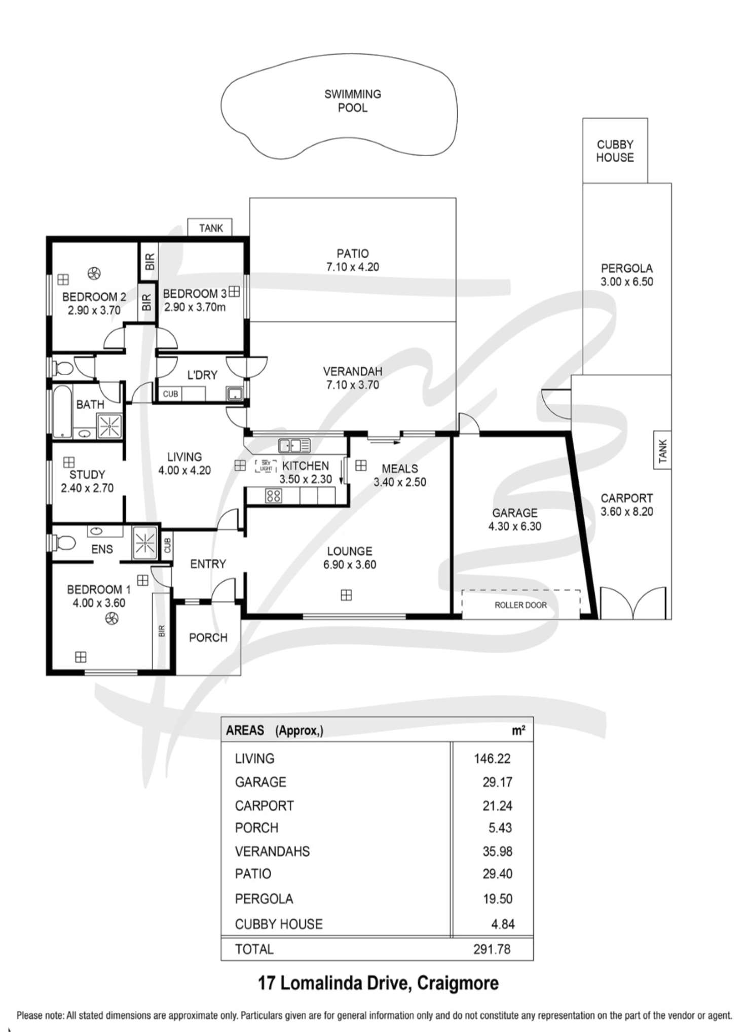 Floorplan of Homely house listing, 17 Lomalinda Drive, Craigmore SA 5114