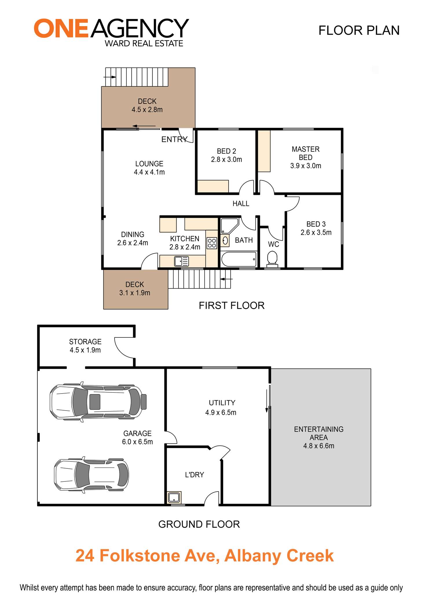 Floorplan of Homely house listing, 24 Folkstone Avenue, Albany Creek QLD 4035