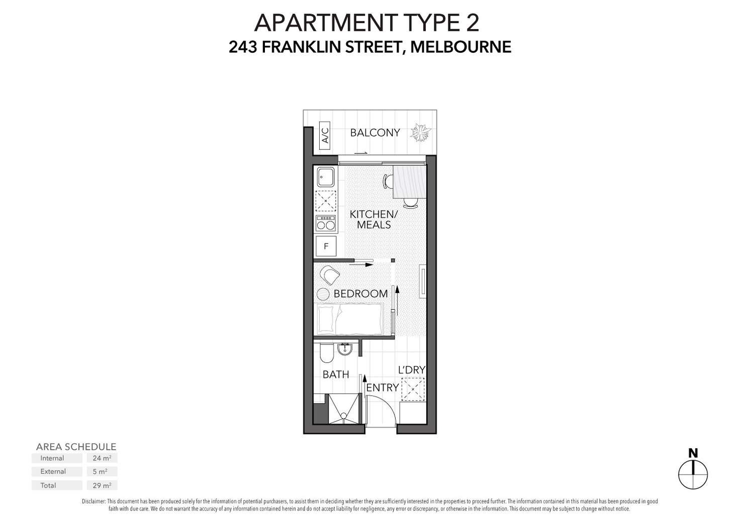 Floorplan of Homely apartment listing, 1302/243 Franklin Street, Melbourne VIC 3000