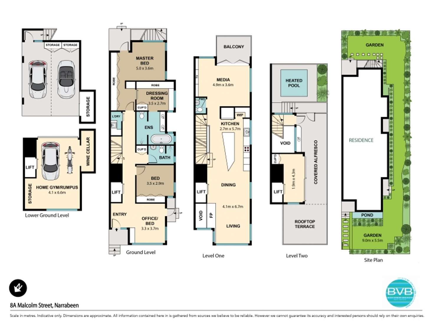 Floorplan of Homely townhouse listing, 8a Malcolm Street, Narrabeen NSW 2101