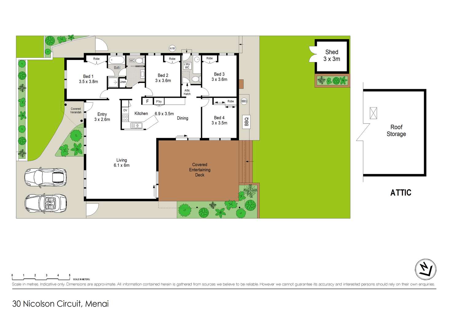 Floorplan of Homely house listing, 30 Nicolson Circuit, Menai NSW 2234