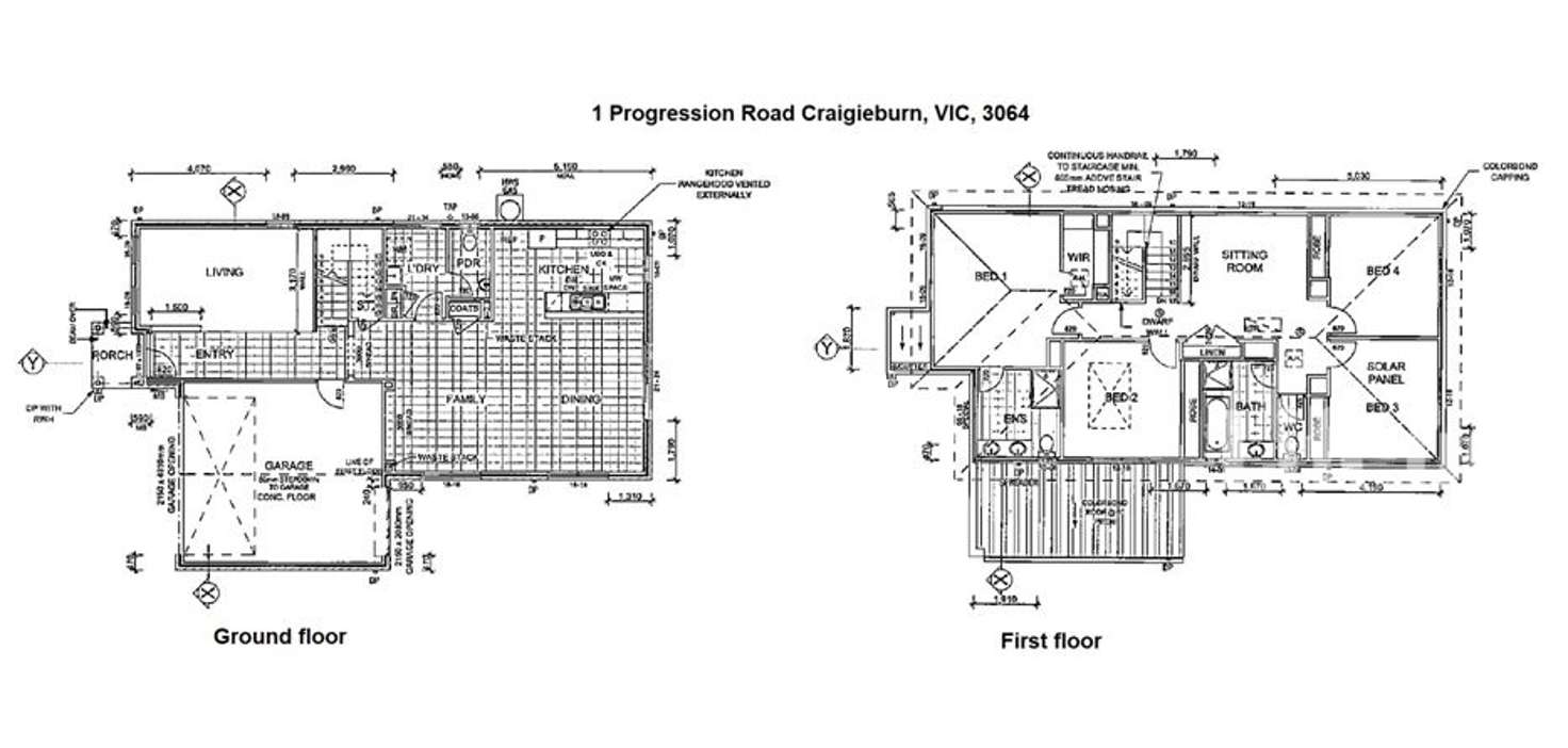 Floorplan of Homely house listing, 1 Progression Road, Craigieburn VIC 3064