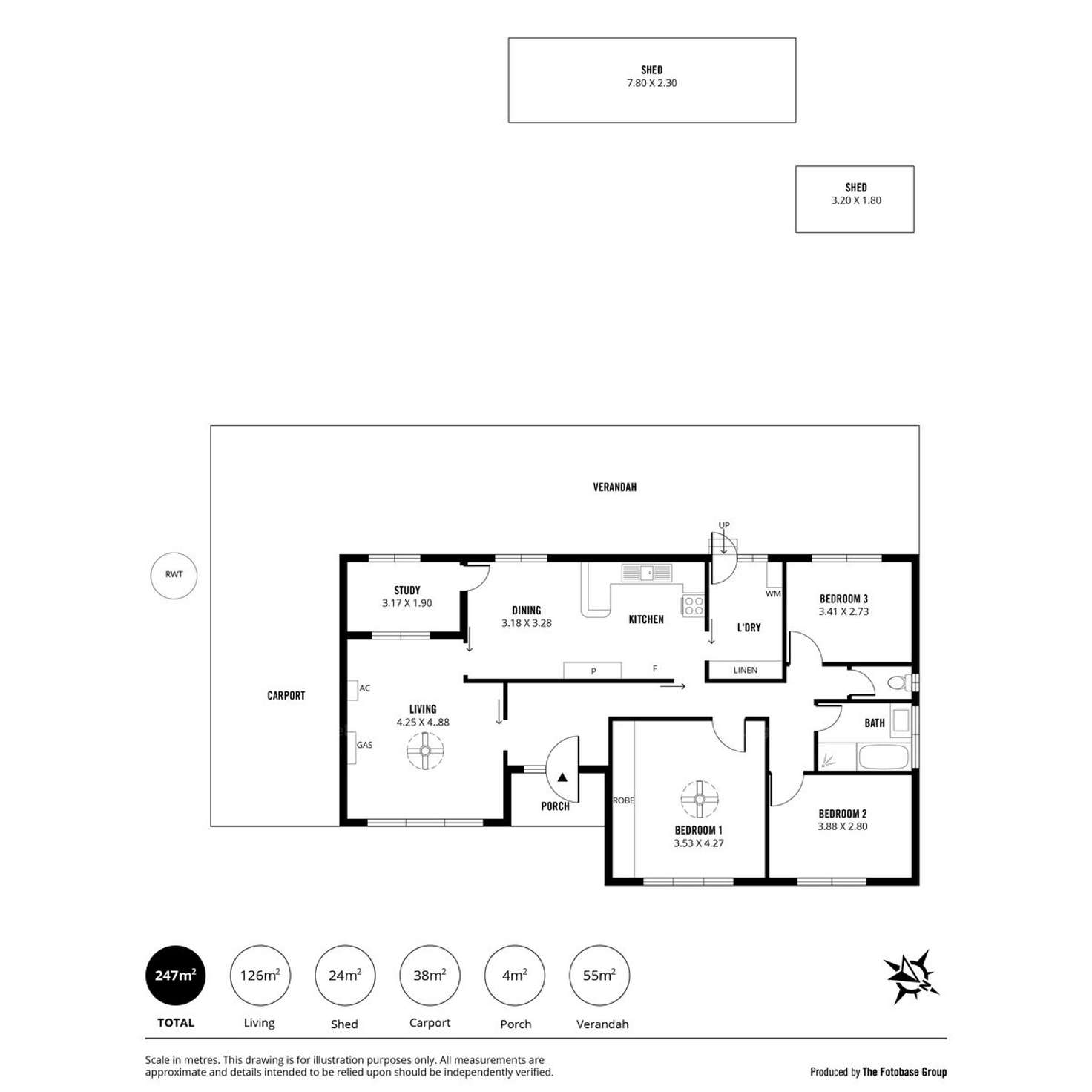 Floorplan of Homely house listing, 5 Lindsay Avenue, Valley View SA 5093