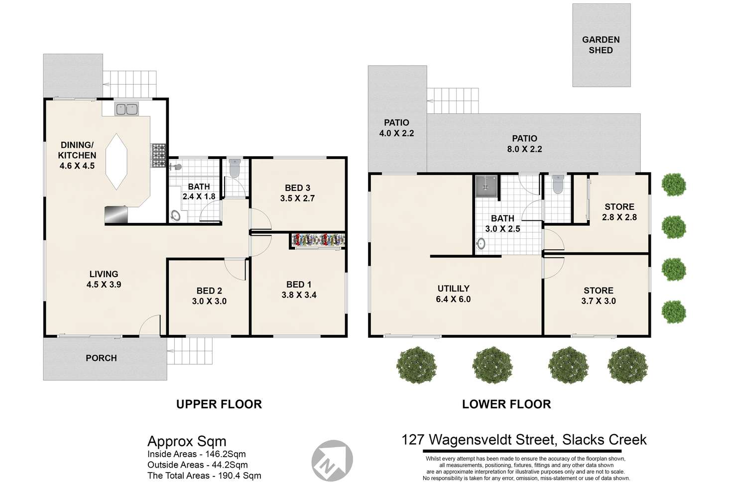 Floorplan of Homely house listing, 127 Wagensveldt Street, Slacks Creek QLD 4127