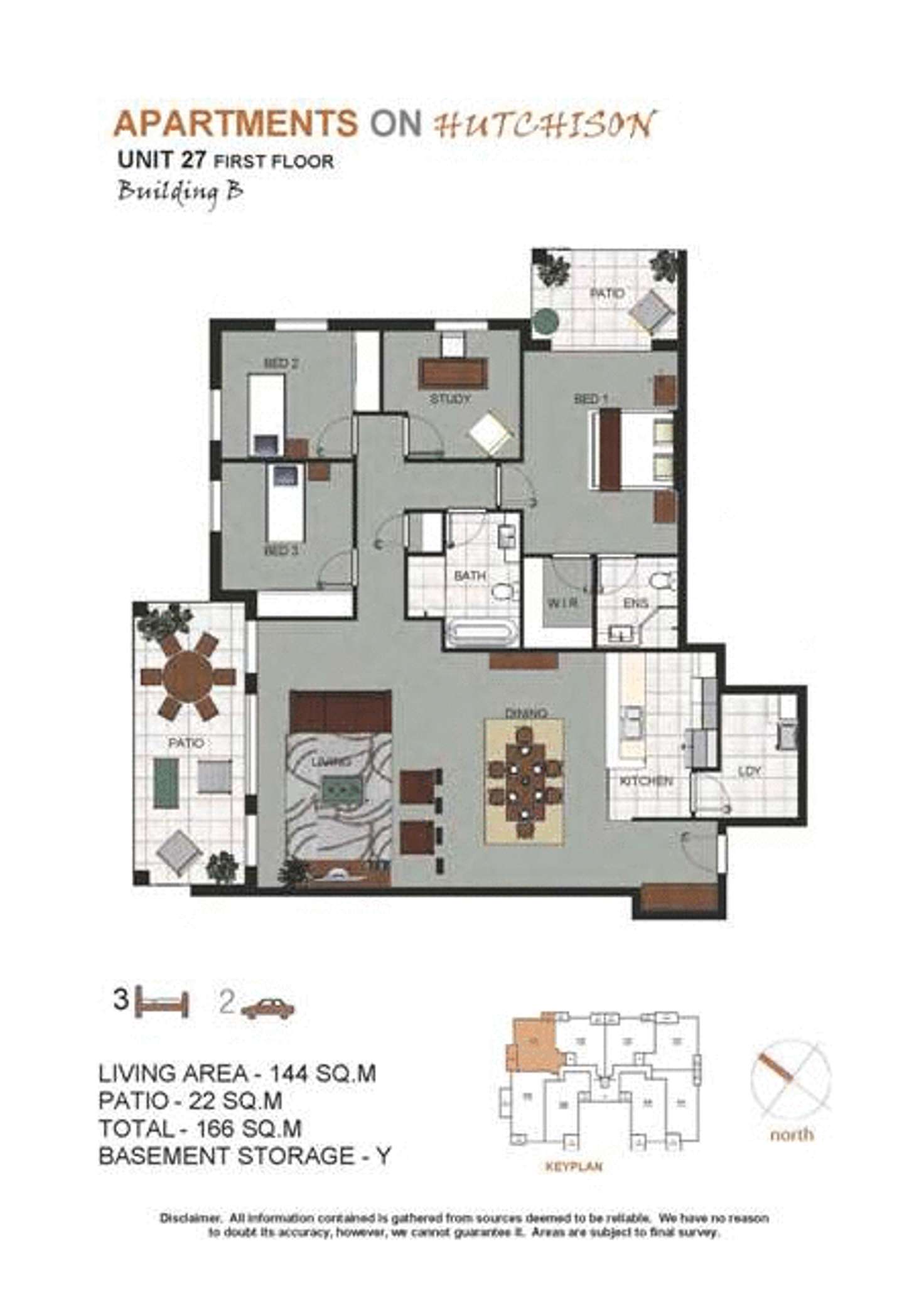 Floorplan of Homely apartment listing, 27/17 - 19 Hutchison Avenue, Kellyville NSW 2155