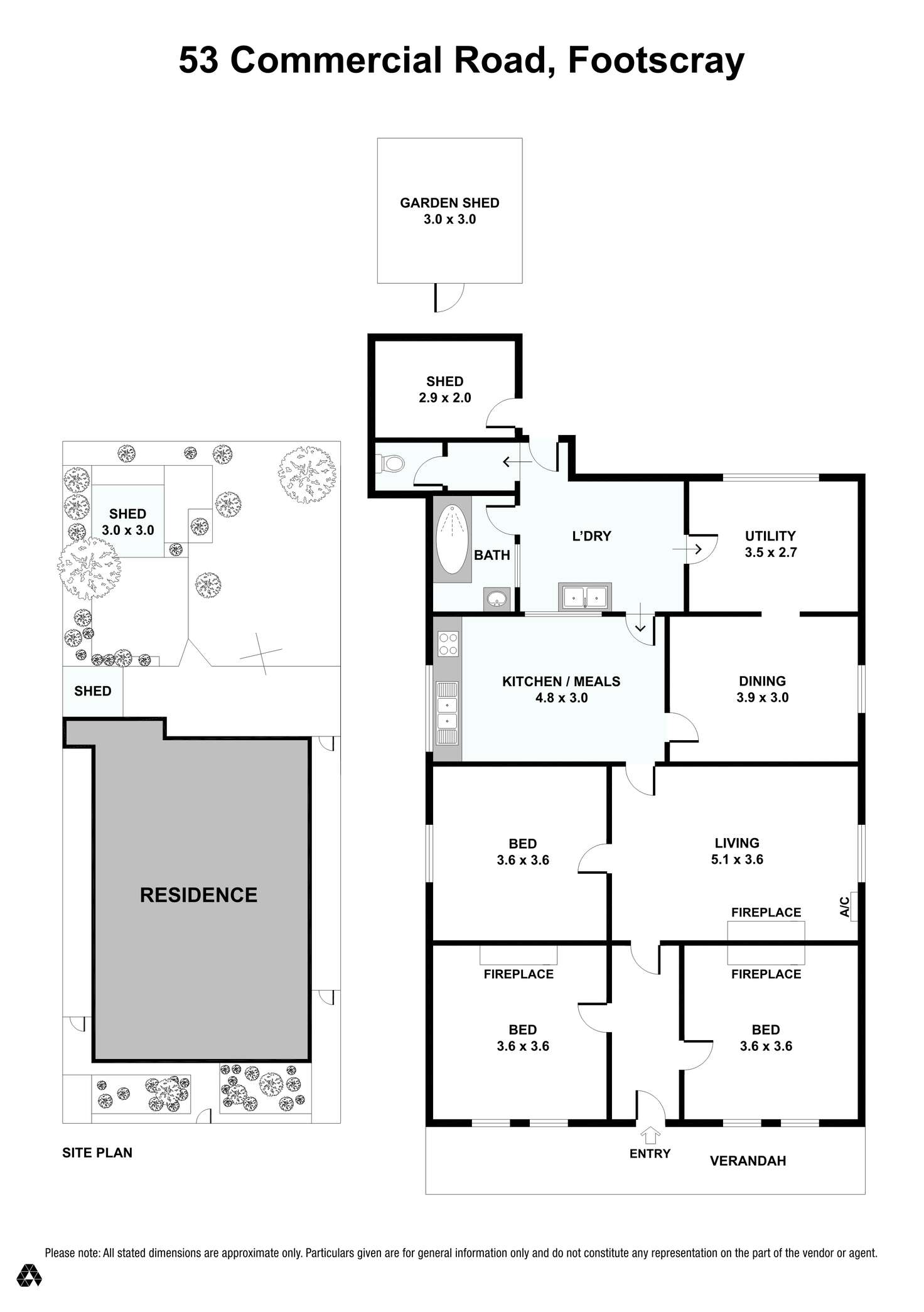 Floorplan of Homely house listing, 53 Commercial Road, Footscray VIC 3011