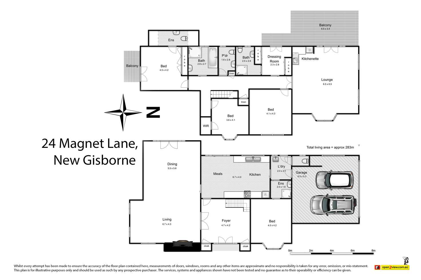 Floorplan of Homely house listing, 24 Magnet Lane, Gisborne VIC 3437