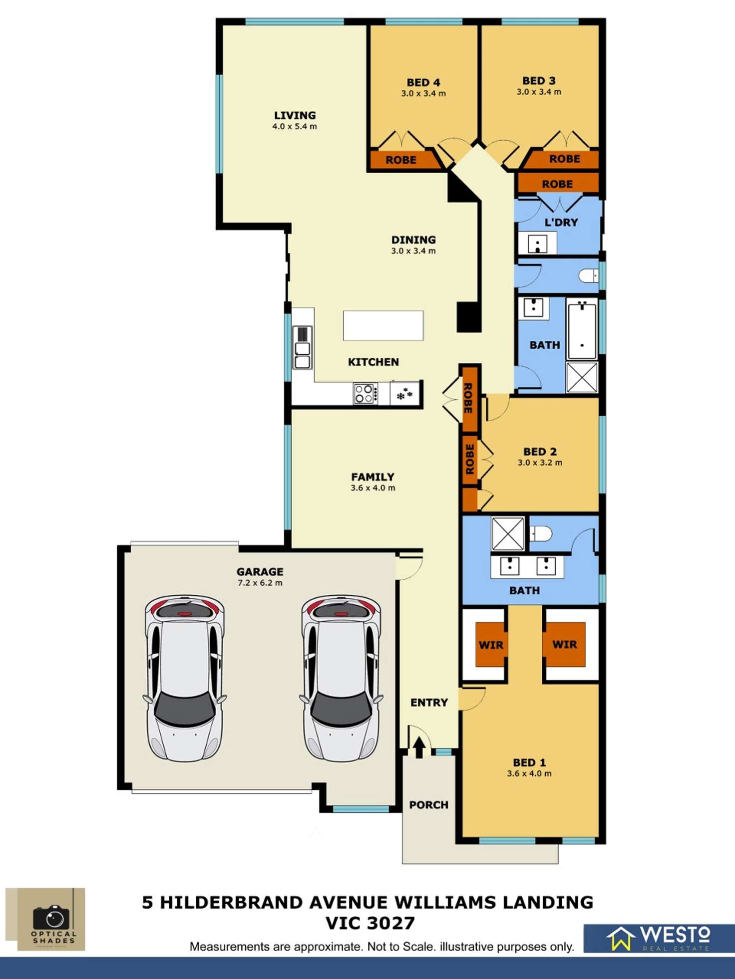 Floorplan of Homely house listing, 5 Hilderbrand Avenue, Williams Landing VIC 3027