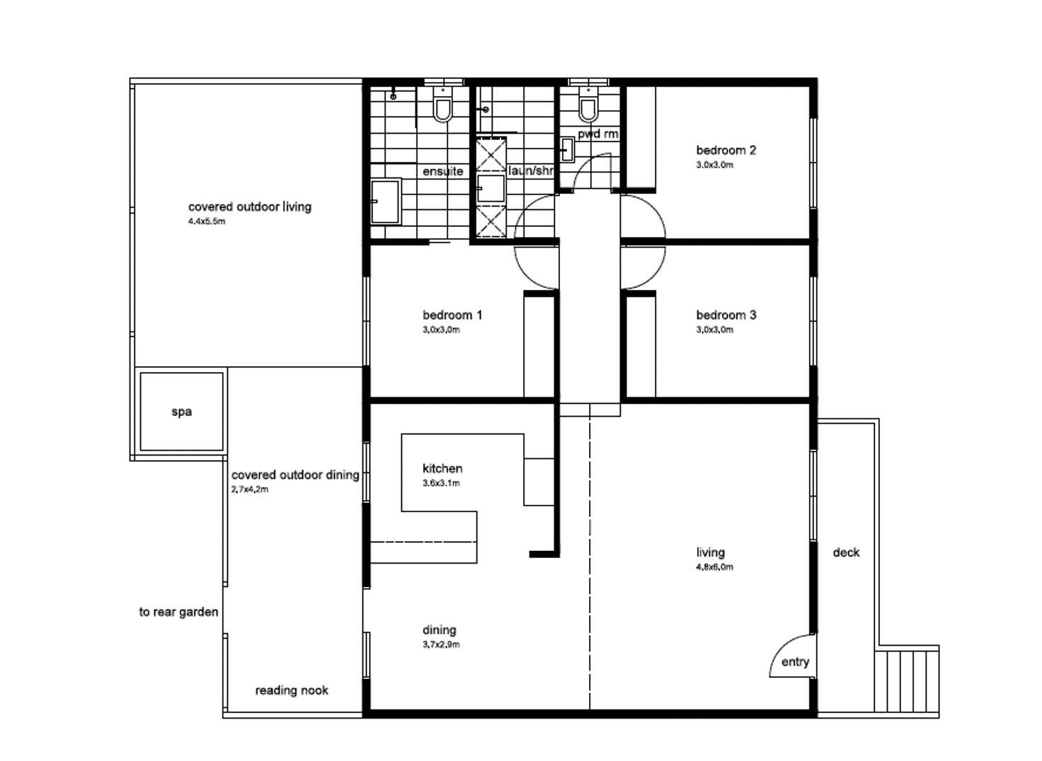 Floorplan of Homely house listing, 97 Brights Drive, Rye VIC 3941