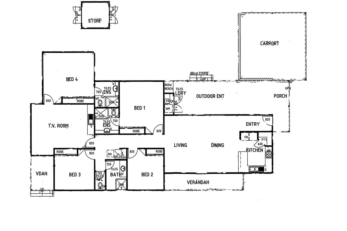 Floorplan of Homely house listing, 50 Durack Crescent, Broome WA 6725