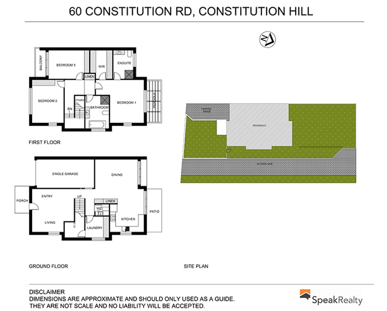 Floorplan of Homely semiDetached listing, 1/60 Constitution Road, Constitution Hill NSW 2145